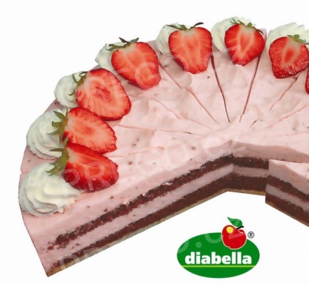 Diabella Jahodový dort