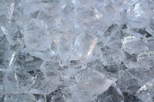 drcený led