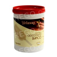 Poleva křupavá Stickaway - bílá čokoláda, 1,2 kg