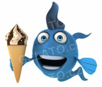 Točená zmrzlina smetanová Blue Angels